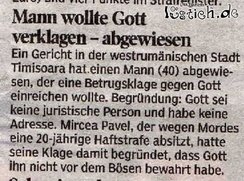 Gott verklagen Gott verklagen