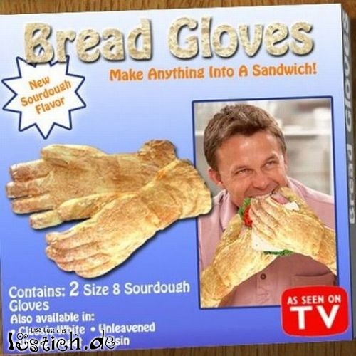 Brot-Handschuhe