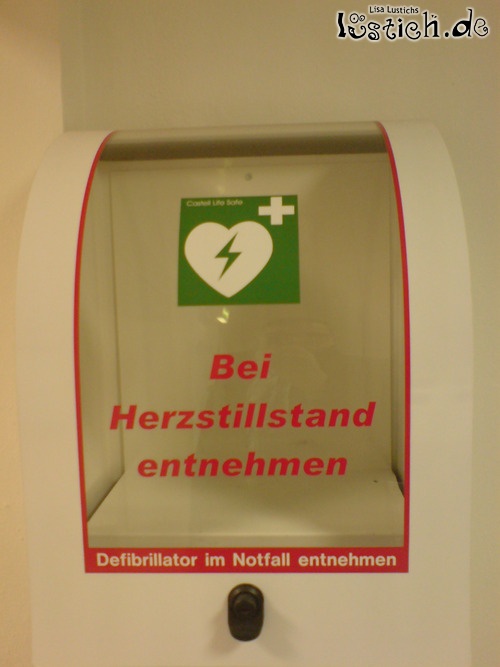 Defibrillator im Einsatz