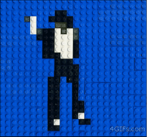 Lego Michael Jackson (gif)