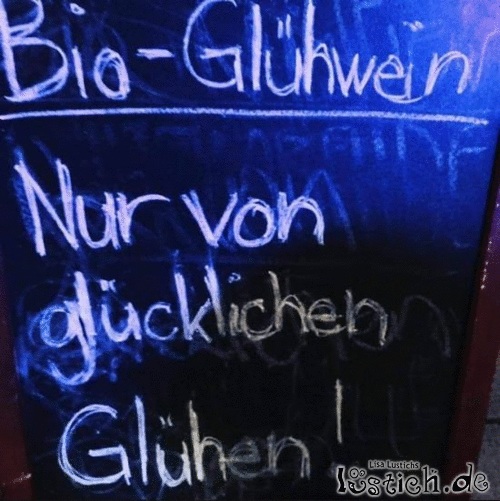 Glückliche Glühen Bild lustich.de