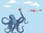 Kraken verarscht Schwimmer