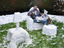 Wohnzimmer im Winter