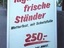 Frischer Ständer