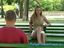Frau im Park